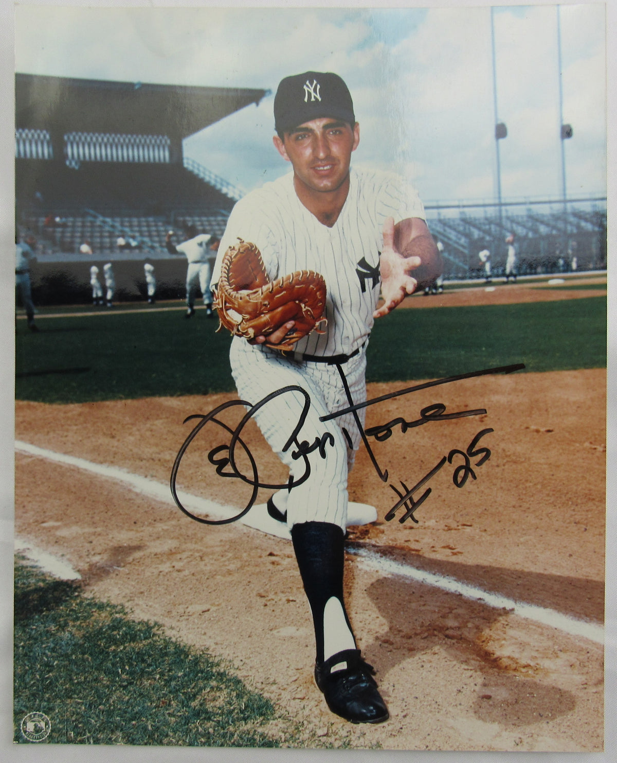 Joe Pepitone Signed Auto 8x10 Photo