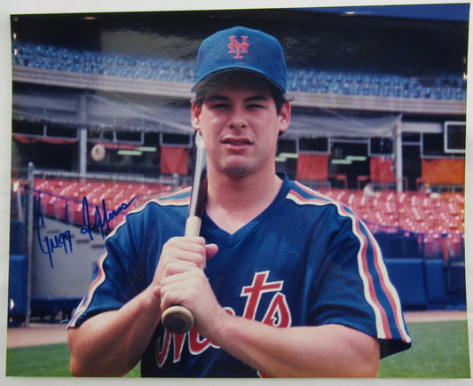 Gregg Jefferies Signed Auto 8x10 Photo