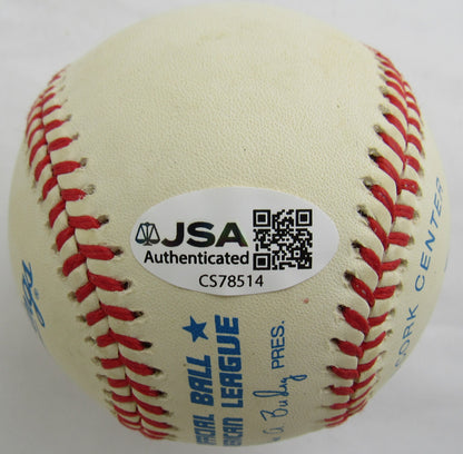 Bret Saberhagen Signed Rawlings Baseball JSA CS78514