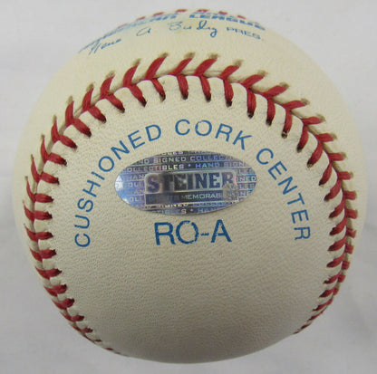 Bobby Doerr Signed Auto Rawlings Baseball w/ HOF Insc Steiner Hologram