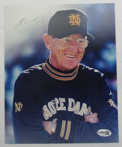 Lou Holtz Signed 8x10 Photo JSA CS78619