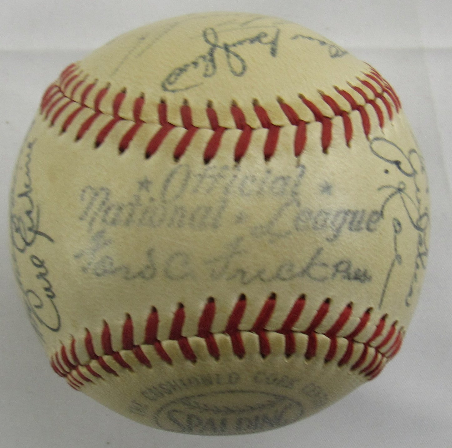 Jackie Robinson Roy Campanella Gil Hodges +22 1951 Dodgers Team Signed Auto Rawlings Baseball JSA LOA ZZ82763