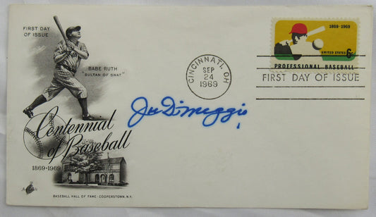 Joe DiMaggio Signed Auto Envelope JSA LOA Y71254
