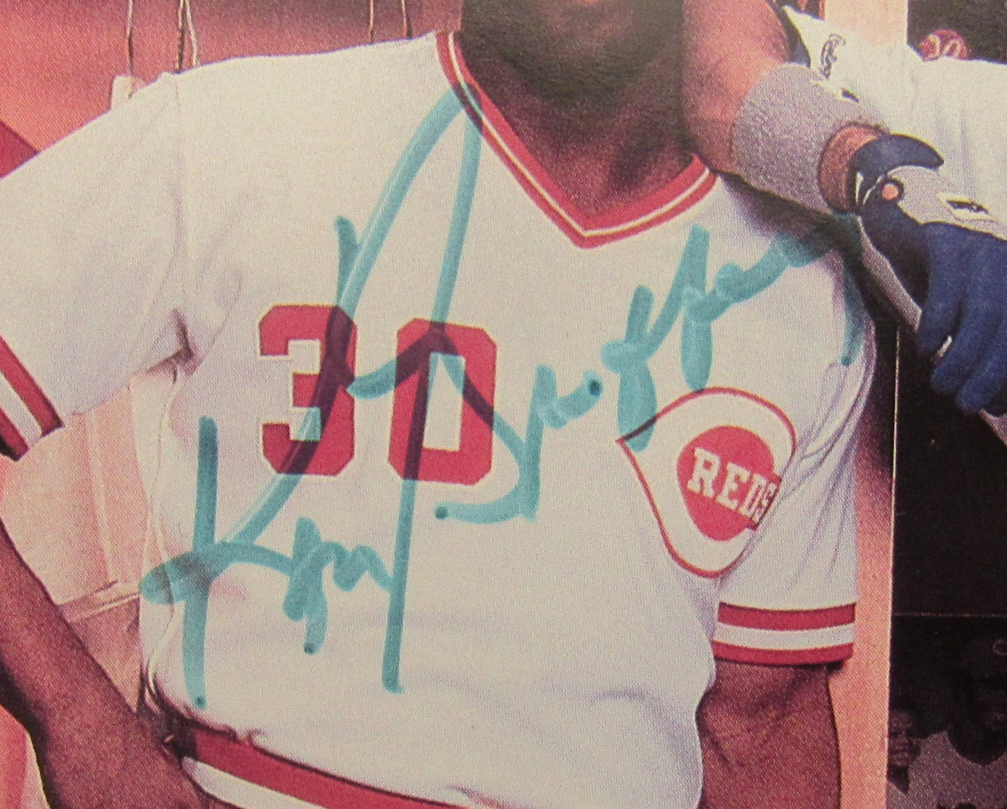 Ken Griffey Jr Ken Griffey Sr Signed 6.5x10 Photo JSA CS78639