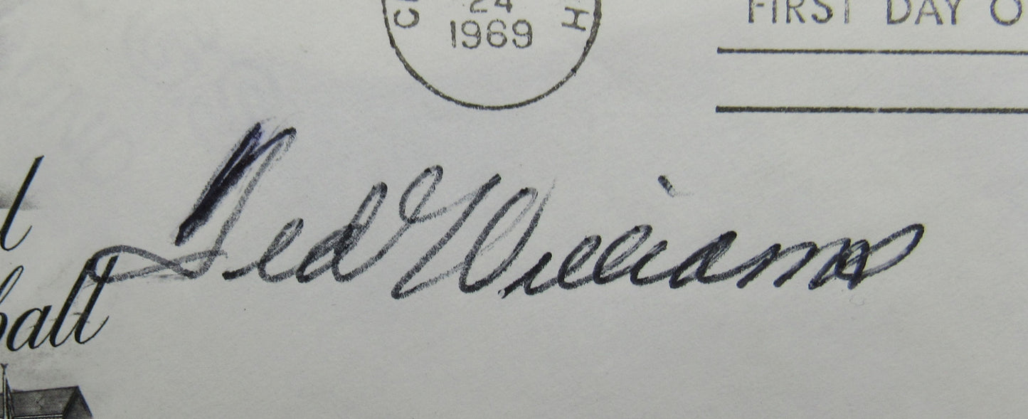 Ted Williams Signed Auto Envelope JSA LOA Y71255 - pristine sold 5-6