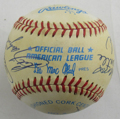 Roger Maris Mickey Mantle Ted Williams Hank Aaron +11 MLB Legends Signed Auto Rawlings Baseball JSA LOA ZZ82758