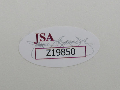 Jackie Robinson Signed Auto HOF Plaque Card JSA LOA Z19850