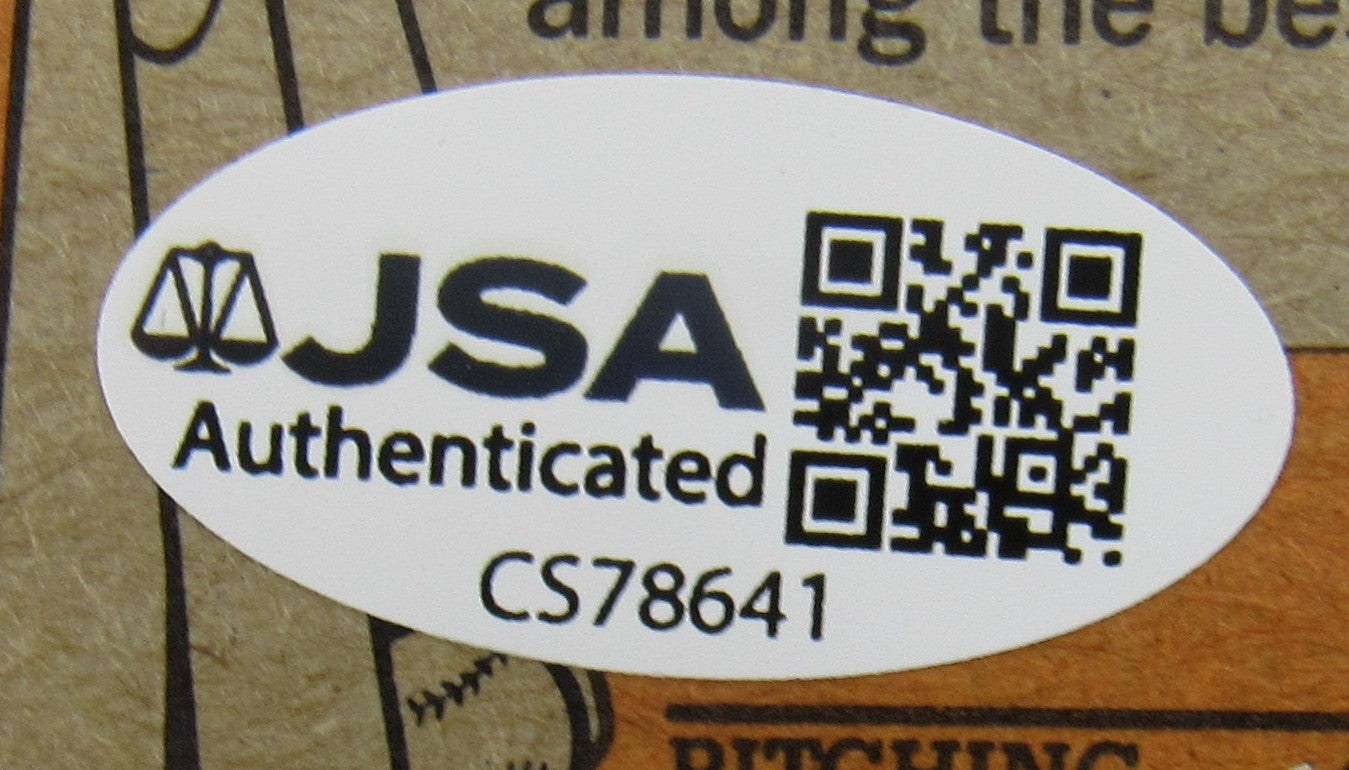 Whitey Ford Signed Baseball Card JSA CS78641