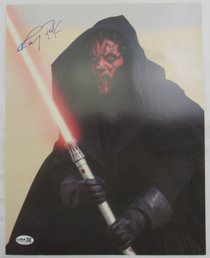 Ray Park Darth Maul Signed 11x14 Photo JSA COA