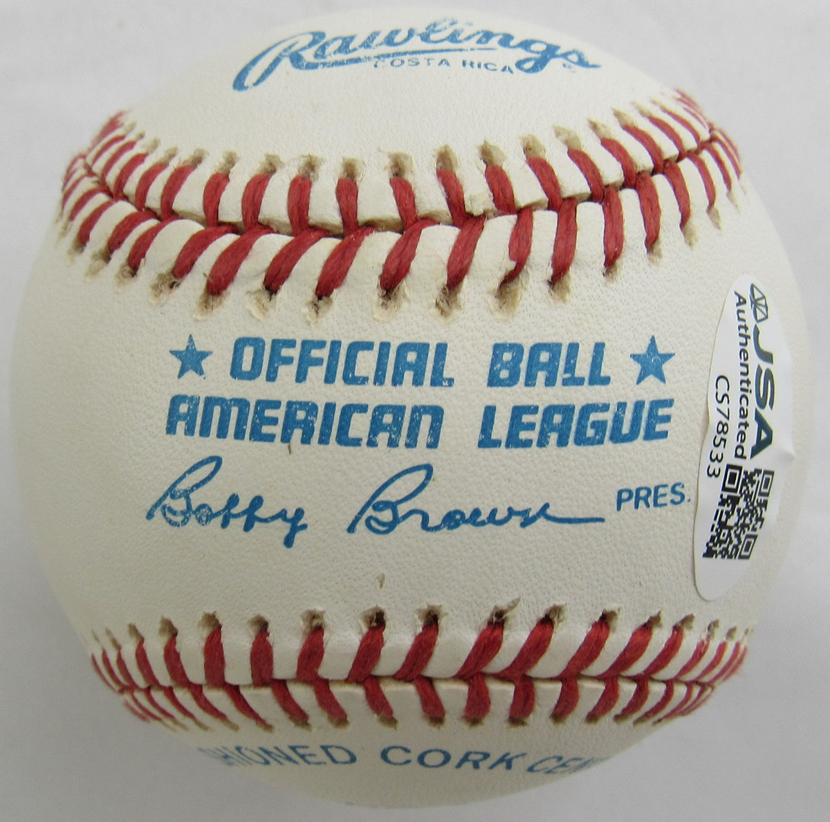 Reggie Jackson Signed Rawlings Baseball JSA CS78533