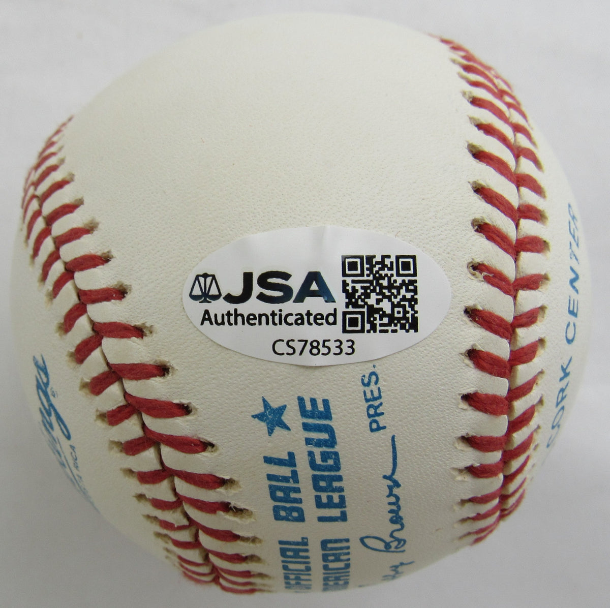 Reggie Jackson Signed Rawlings Baseball JSA CS78533