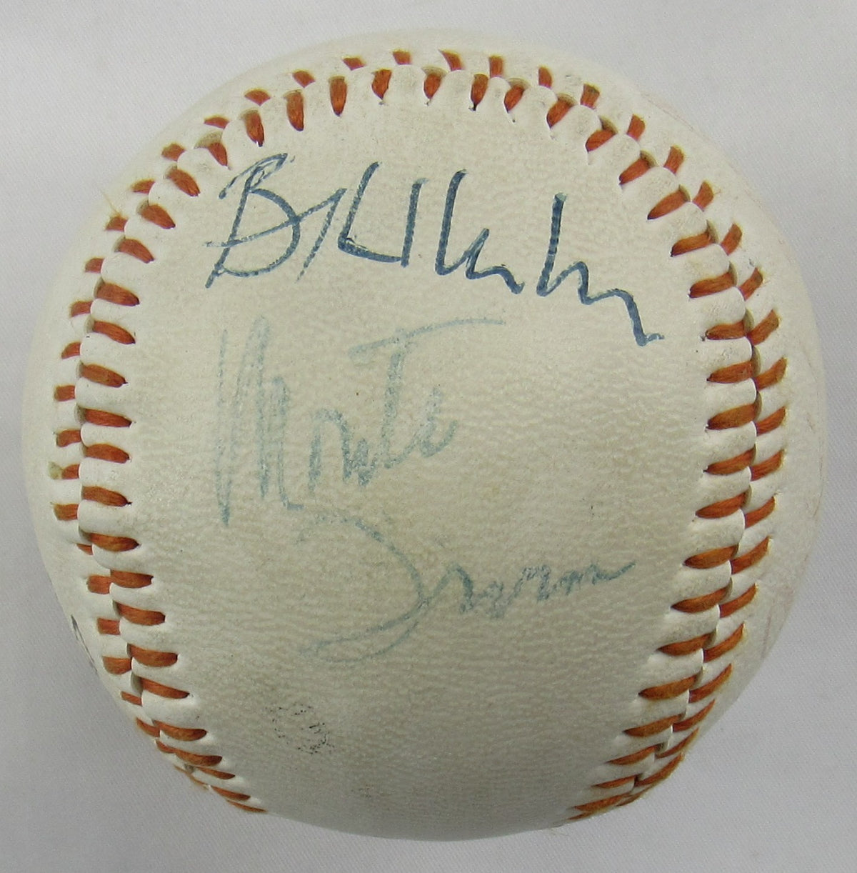 Bowie Kuhn Monte Irvin Cal Hubbard Multi Signed Rawlings Baseball JSA CS78714