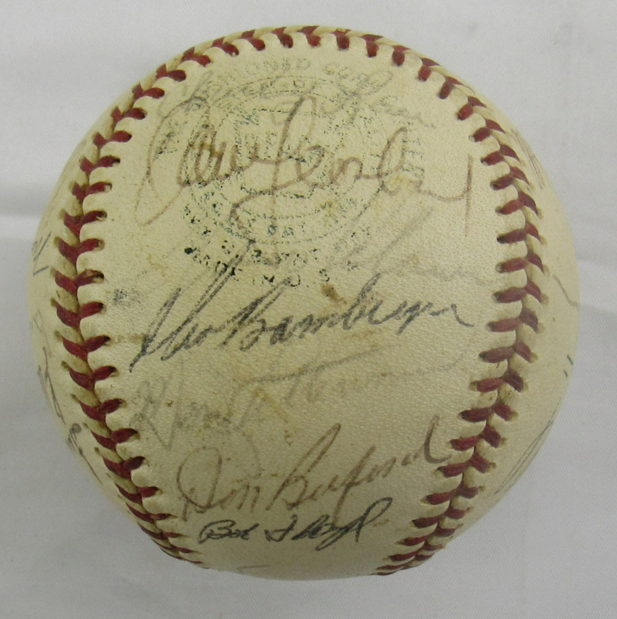 1969 Baltimore Orioles Team Ball - Brooks Robinson, Frank Robinson, Earl Weaver 