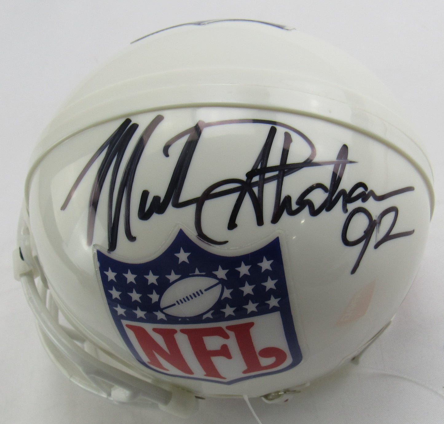 Michael Strahan Signed NFL Mini Helmet JSA CS78698