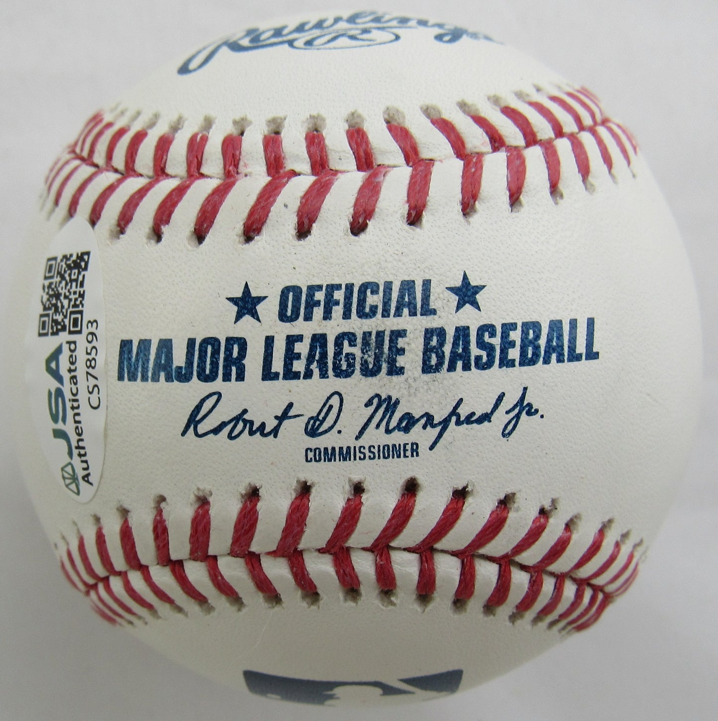 Ben Rice Signed Rawlings Baseball JSA CS78593