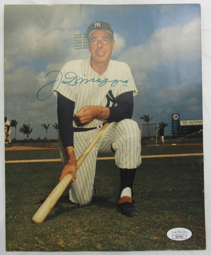 Joe DiMaggio Signed Auto 8x10 Photo JSA LOA ZZ77761