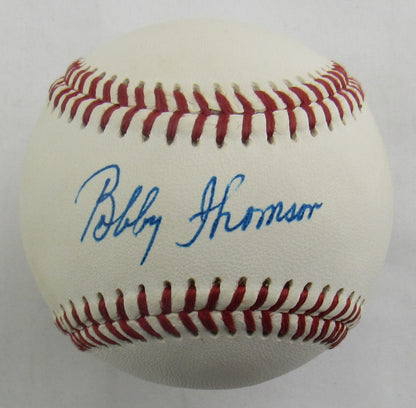 Bobby Thomson Signed Auto Baseball B171