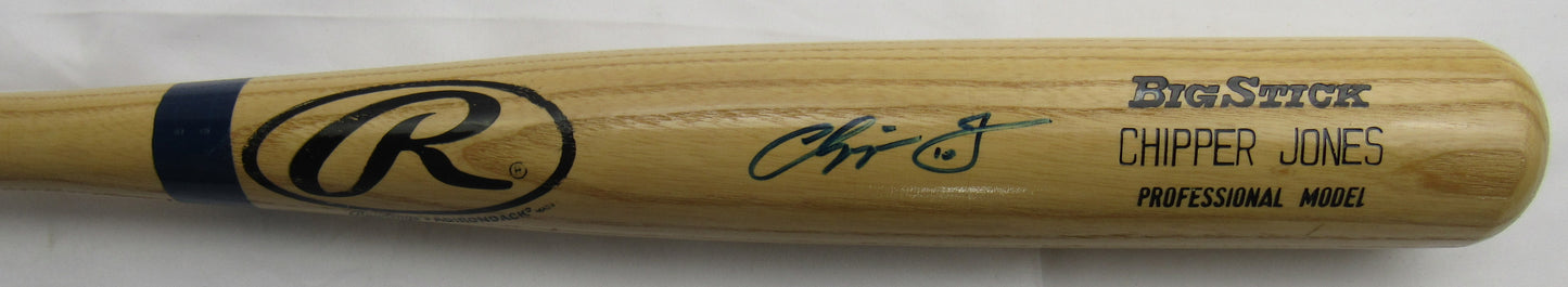 Chipper Jones Signed Rawlings Baseball Bat JSA CS78669