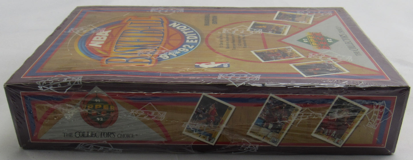 1991-92 Upper Deck NBA Basketball Wax Box