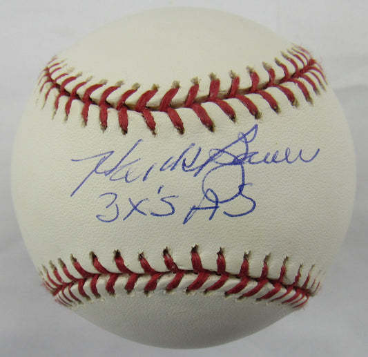 Hank Bauer Signed Auto Rawlings Baseball w/ Insc Steiner Hologram