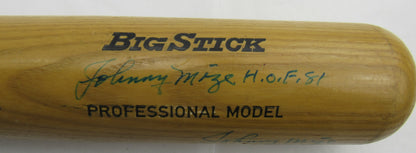 Johnny Mize Signed Rawlings Baseball Bat JSA CS78675
