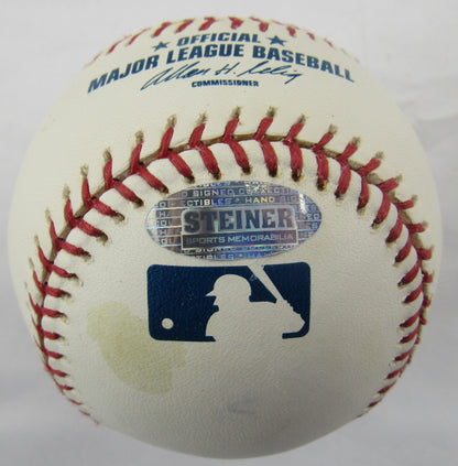 Hank Bauer Signed Auto Rawlings Baseball w/ Insc Steiner Hologram