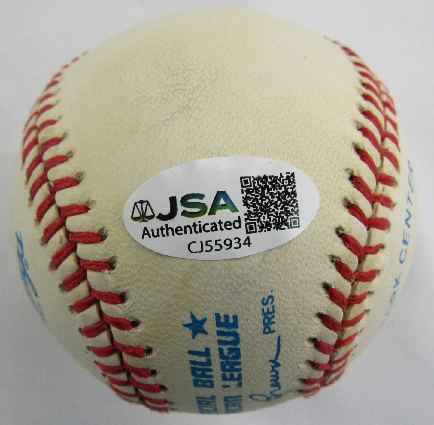 Nolan Ryan Signed Auto Rawlings Baseball JSA CJ55934