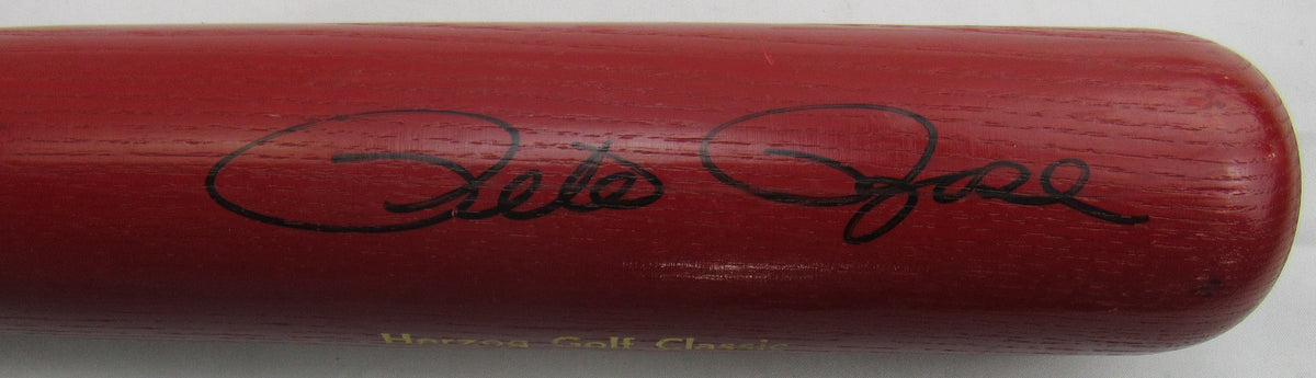 Pete Rose +1 Signed Rawlings Baseball Bat JSA CS78678