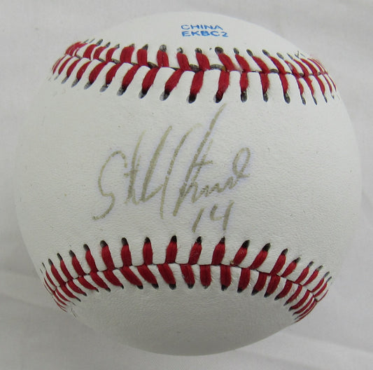 Starlin Castro Signed Auto Rawlings Baseball B170