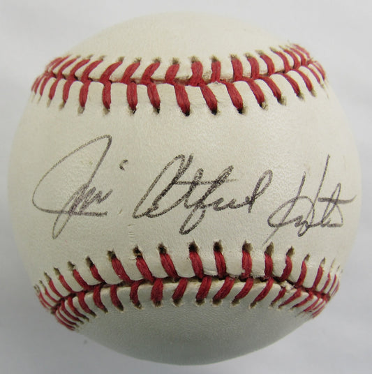 Jim Catfish Hunter Signed Auto Rawlings Baseball JSA CJ55870