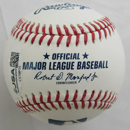 Cam Schlittler Signed Rawlings Baseball JSA CS78605