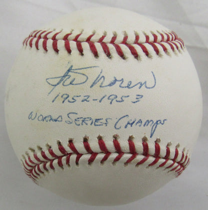 Irv Noren Signed Auto Rawlings Baseball w/ Insc JSA CM07280