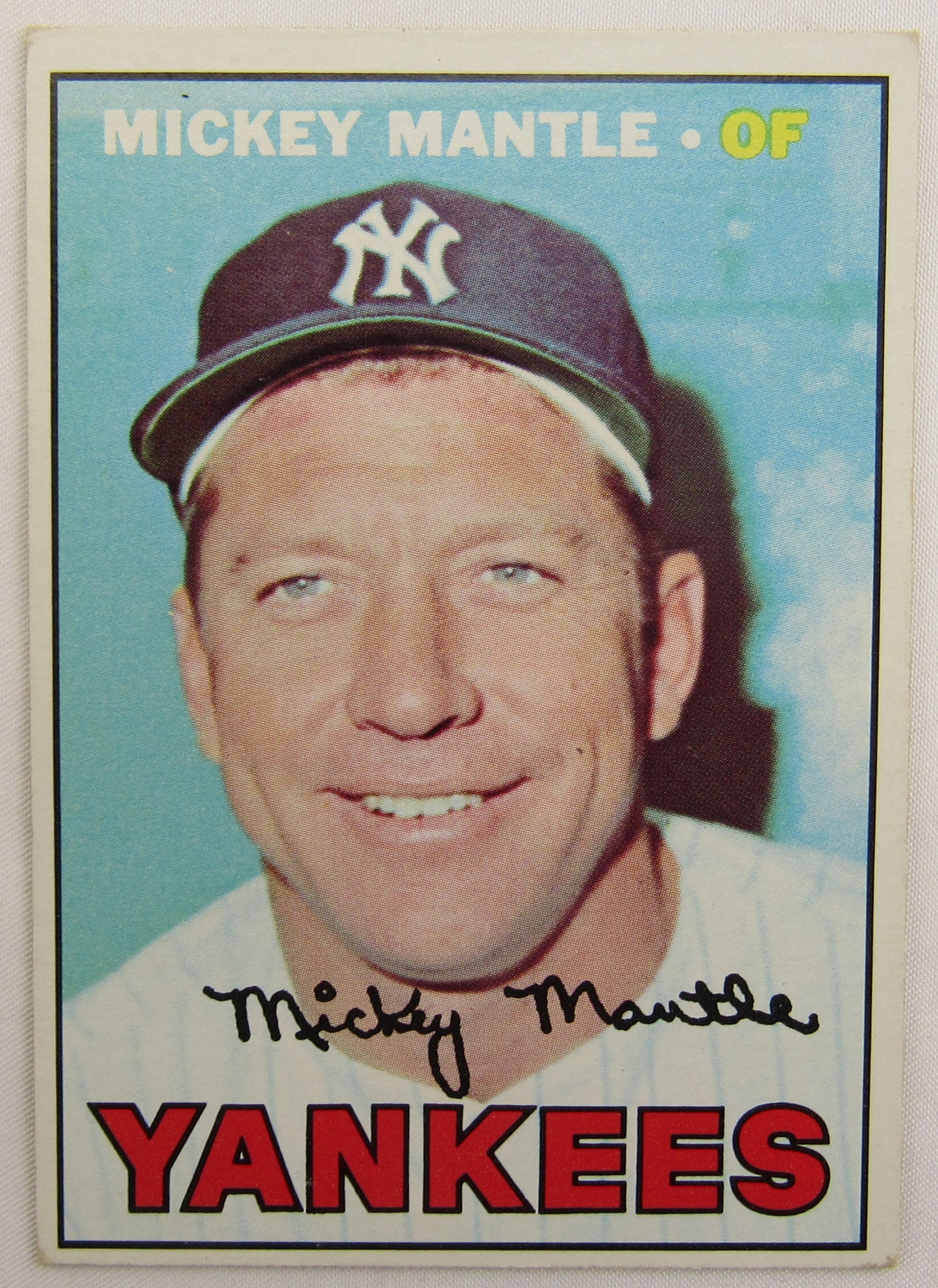 1967 Topps Mickey Mantle EX Condition - BV $800