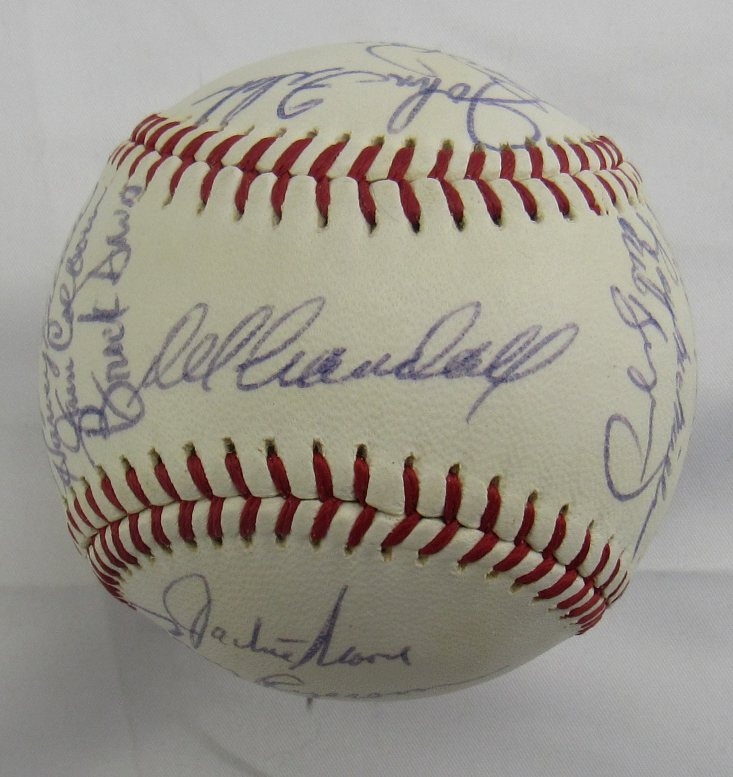 1972 Milwaukee Brewers Del Crandall Signed Rawlings Baseball JSA LOA B97753 (25 Total Signatures)