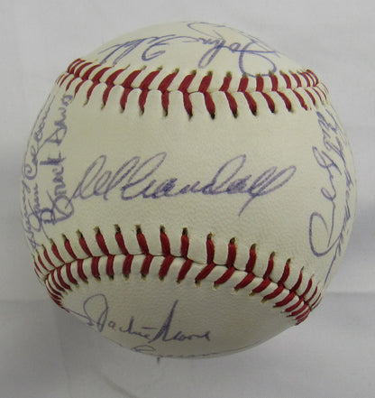 1972 Milwaukee Brewers Del Crandall Signed Rawlings Baseball JSA LOA B97753 (25 Total Signatures)