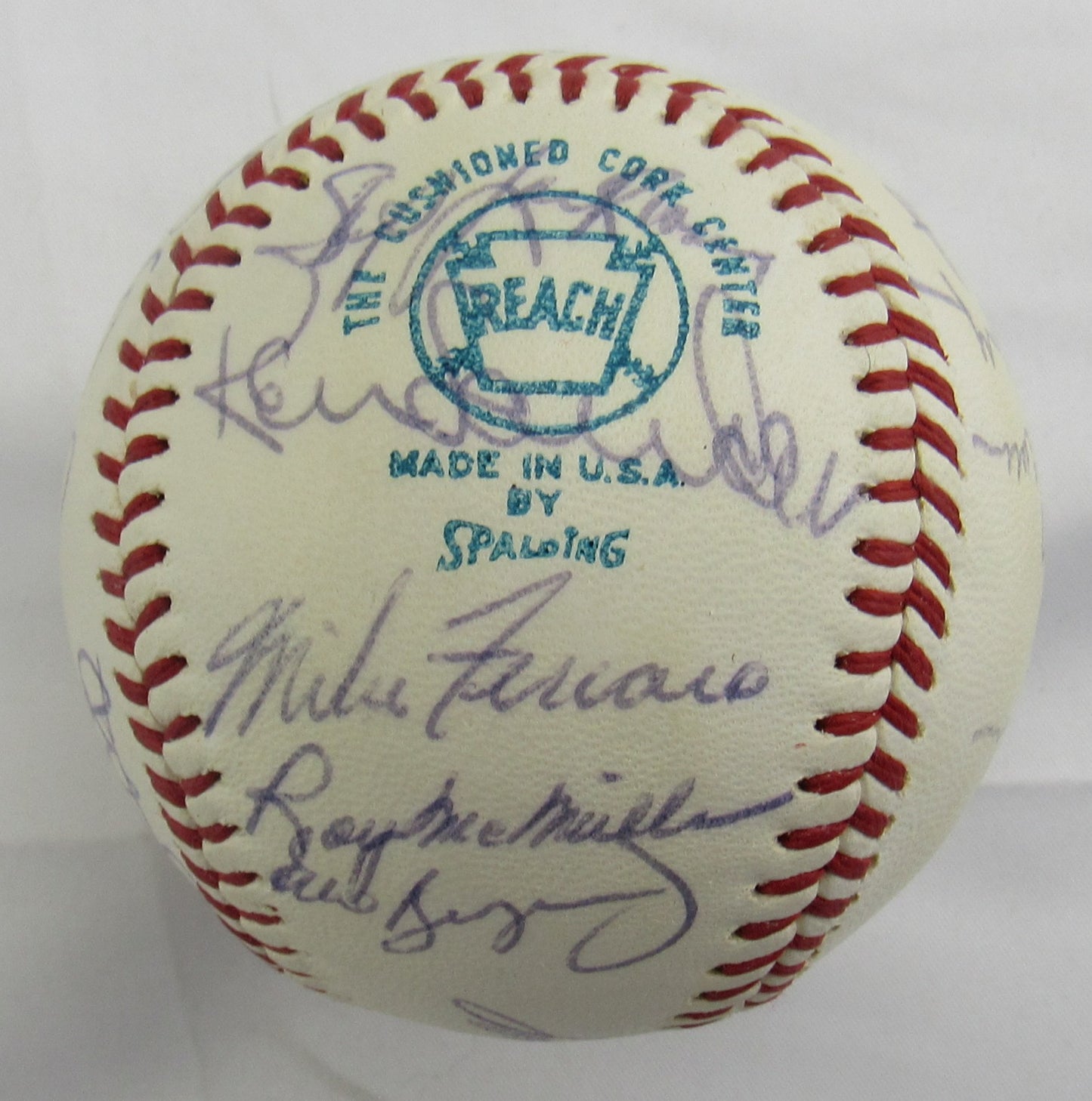1972 Milwaukee Brewers Del Crandall Signed Rawlings Baseball JSA LOA B97753 (25 Total Signatures)