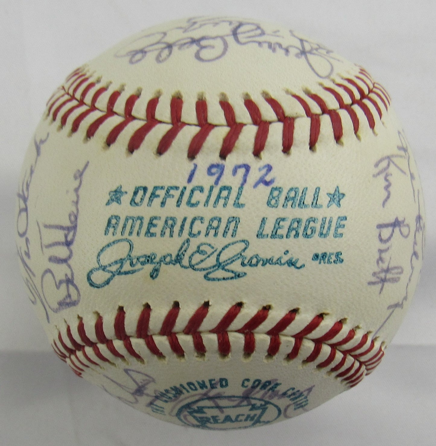 1972 Milwaukee Brewers Del Crandall Signed Rawlings Baseball JSA LOA B97753 (25 Total Signatures)