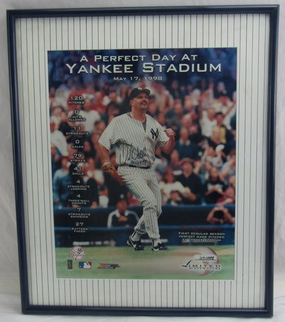 David Wells Signed Auto 16x20 Photo Framed Limited Edition #117/1998 JSA CS78703