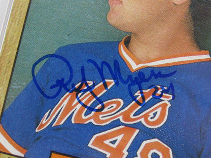 Randy Myers Signed Auto Autograph 1987 Topps Baseball Card Encapsulated PSA/DNA