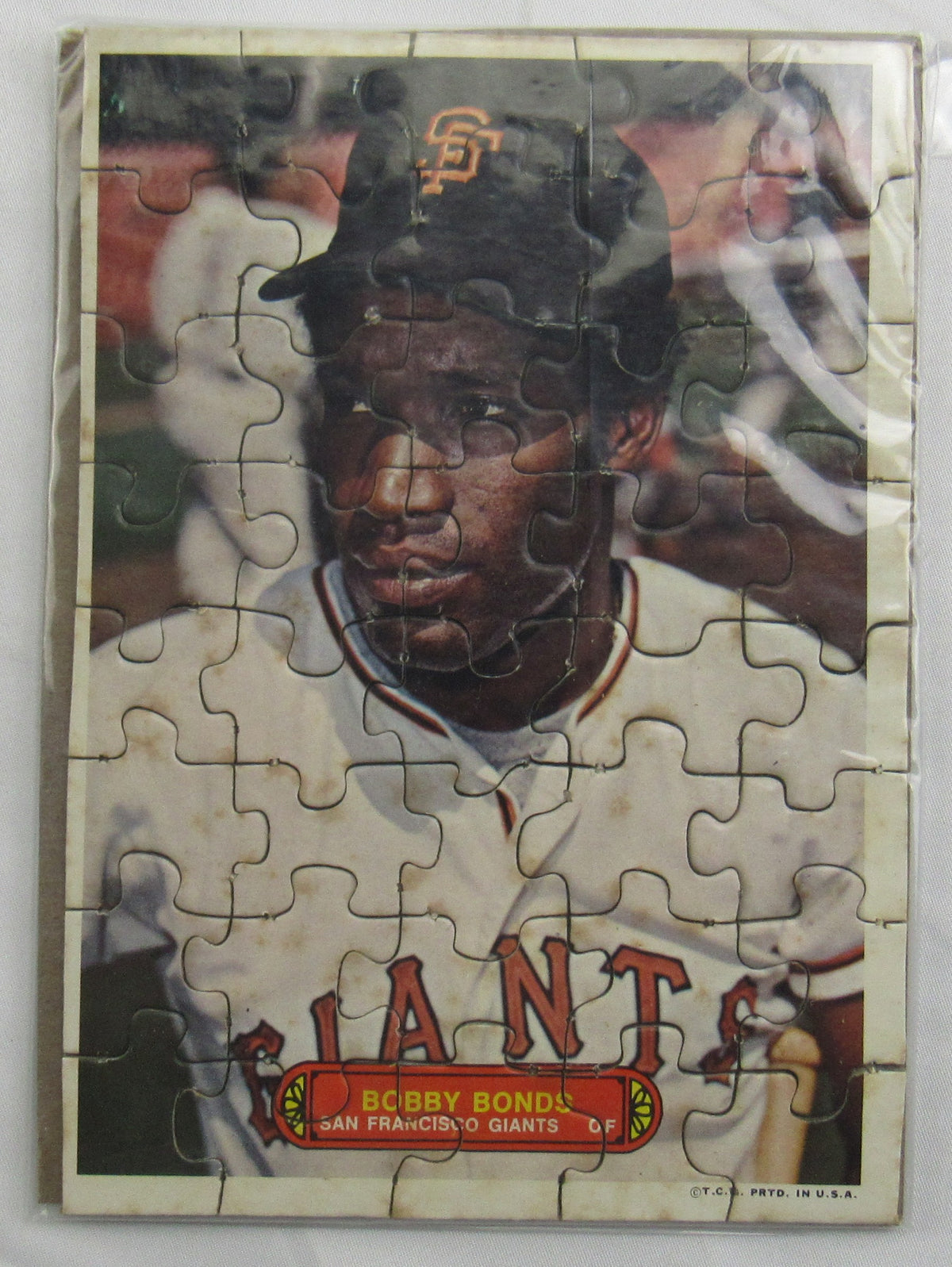 Bobby Bonds 1974 Topps Puzzle Set