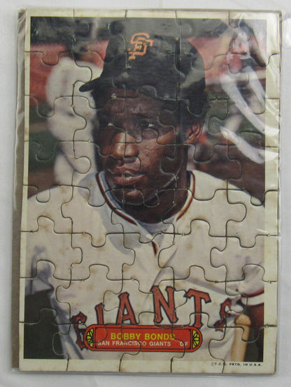 Bobby Bonds 1974 Topps Puzzle Set