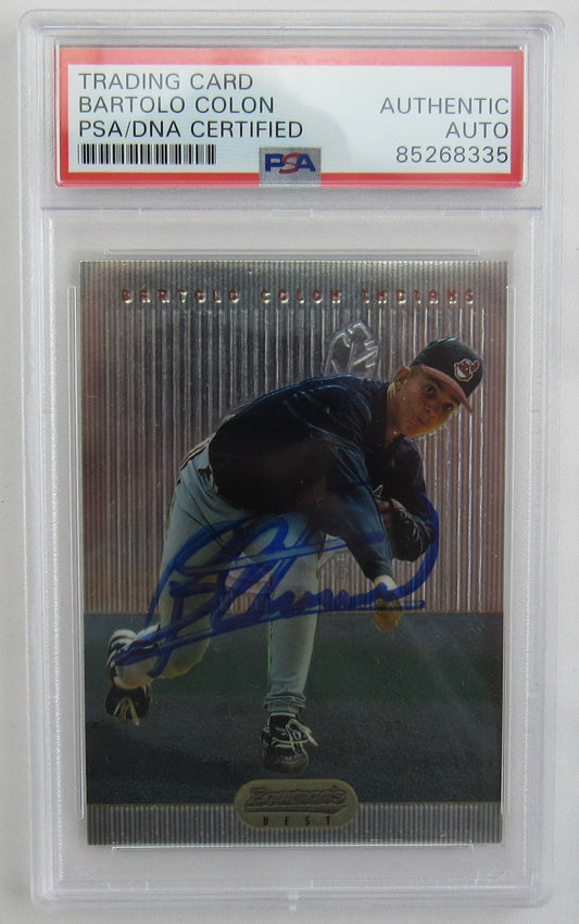 Bartolo Colon Signed Auto Autograph 1995 Topps Baseball Card Encapsulated PSA/DNA