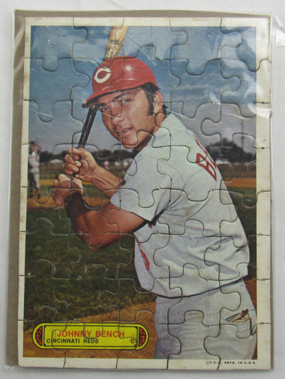 Johnny Bench 1974 Topps Puzzle Set