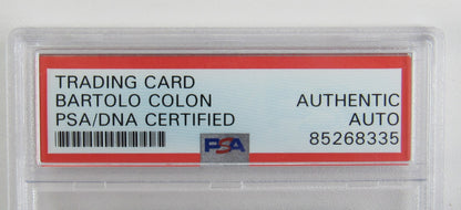 Bartolo Colon Signed Auto Autograph 1995 Topps Baseball Card Encapsulated PSA/DNA