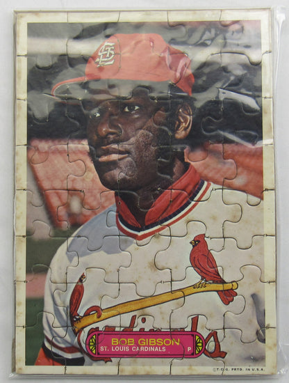 Bob Gibson 1974 Topps Puzzle Set