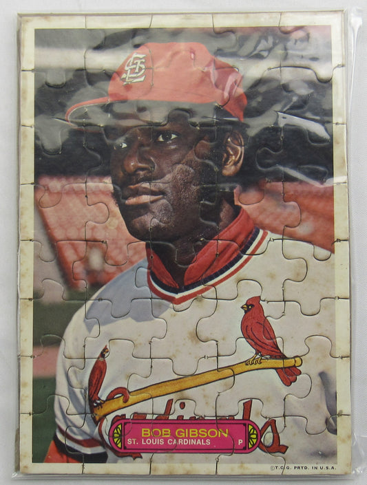 Bob Gibson 1974 Topps Puzzle Set