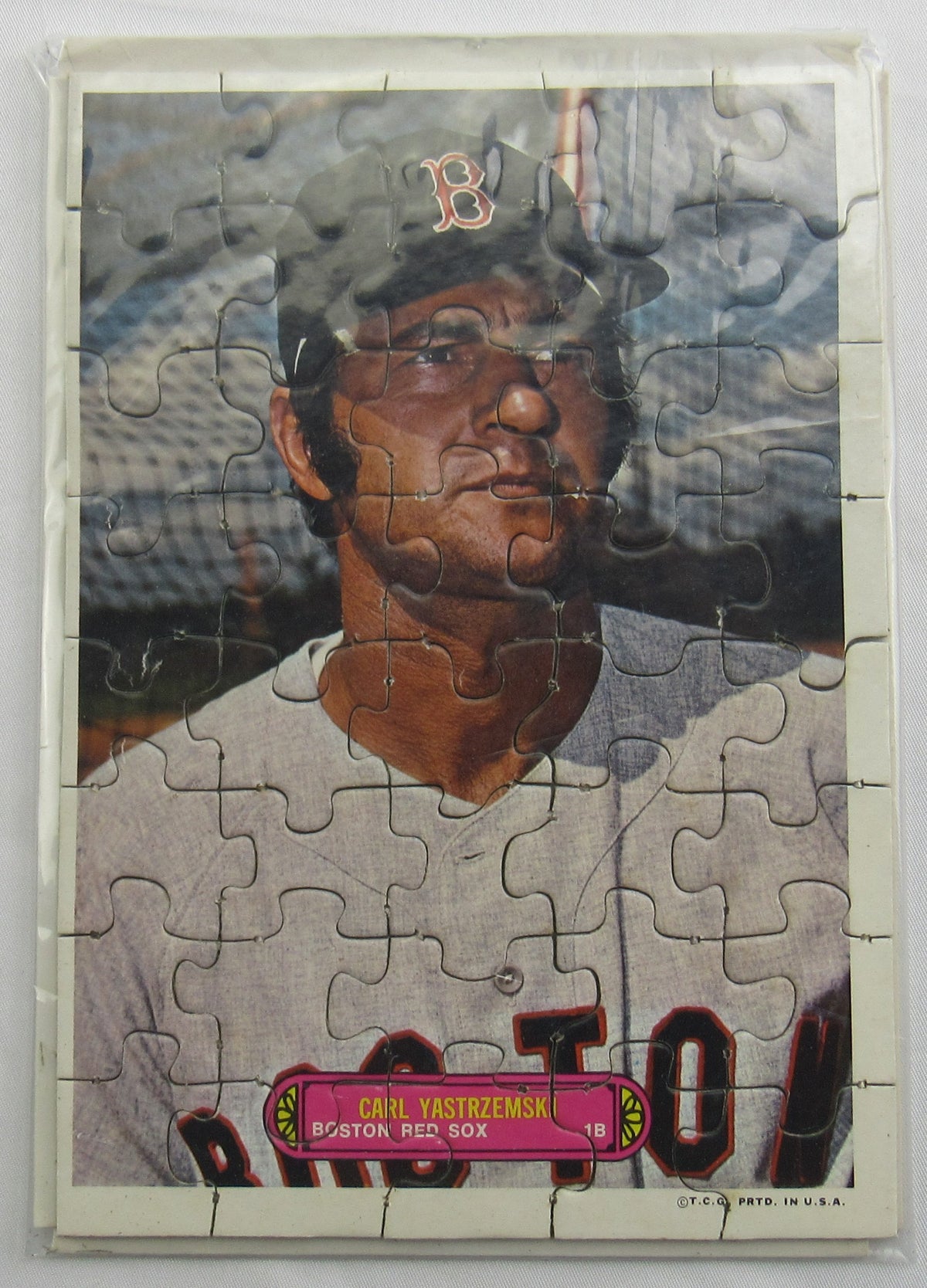 Carl Yastrzemski 1974 Topps Puzzle Set