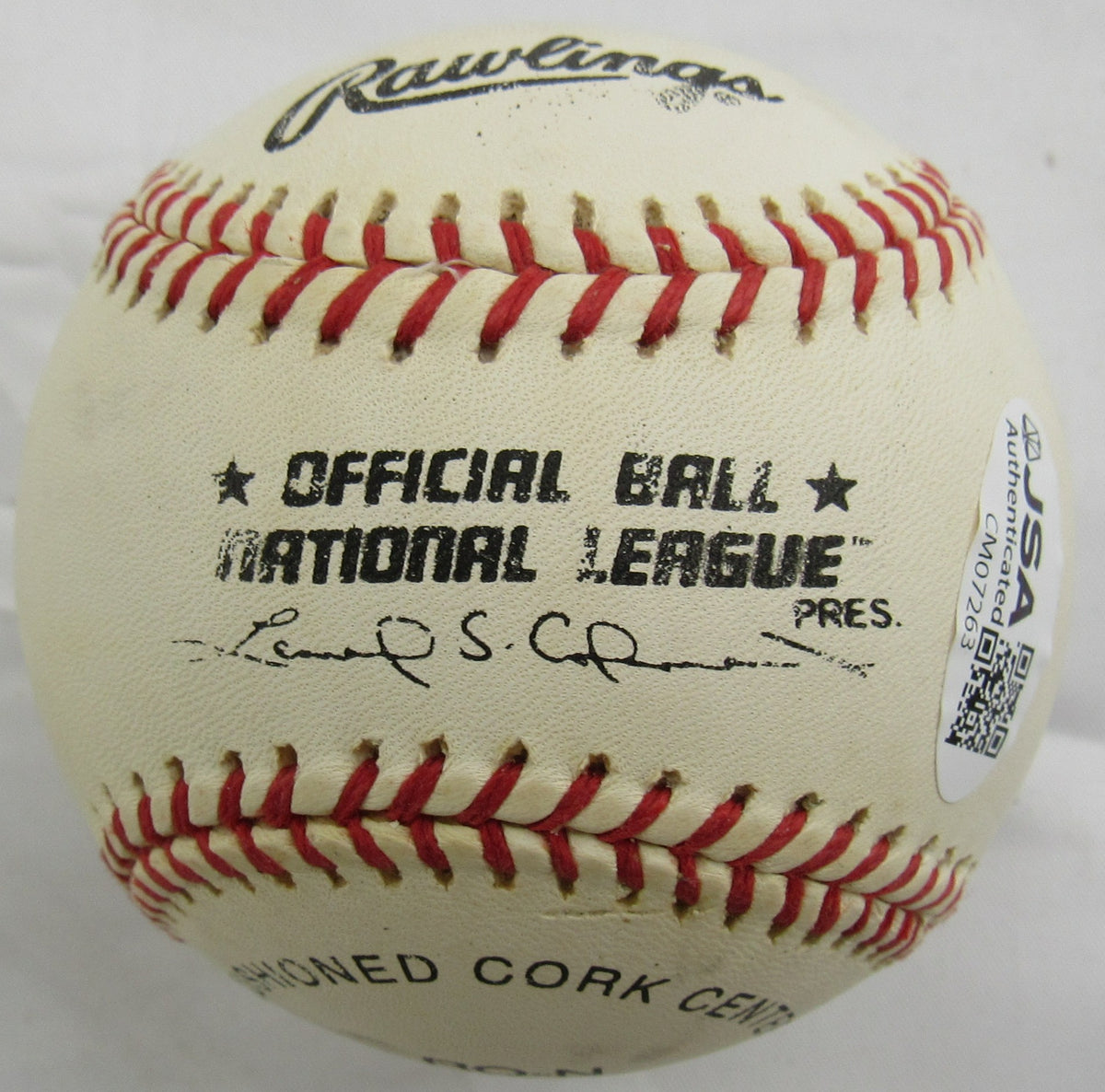 Robin Roberts Signed Auto Rawlings Baseball JSA CM07263 w/HOF 76