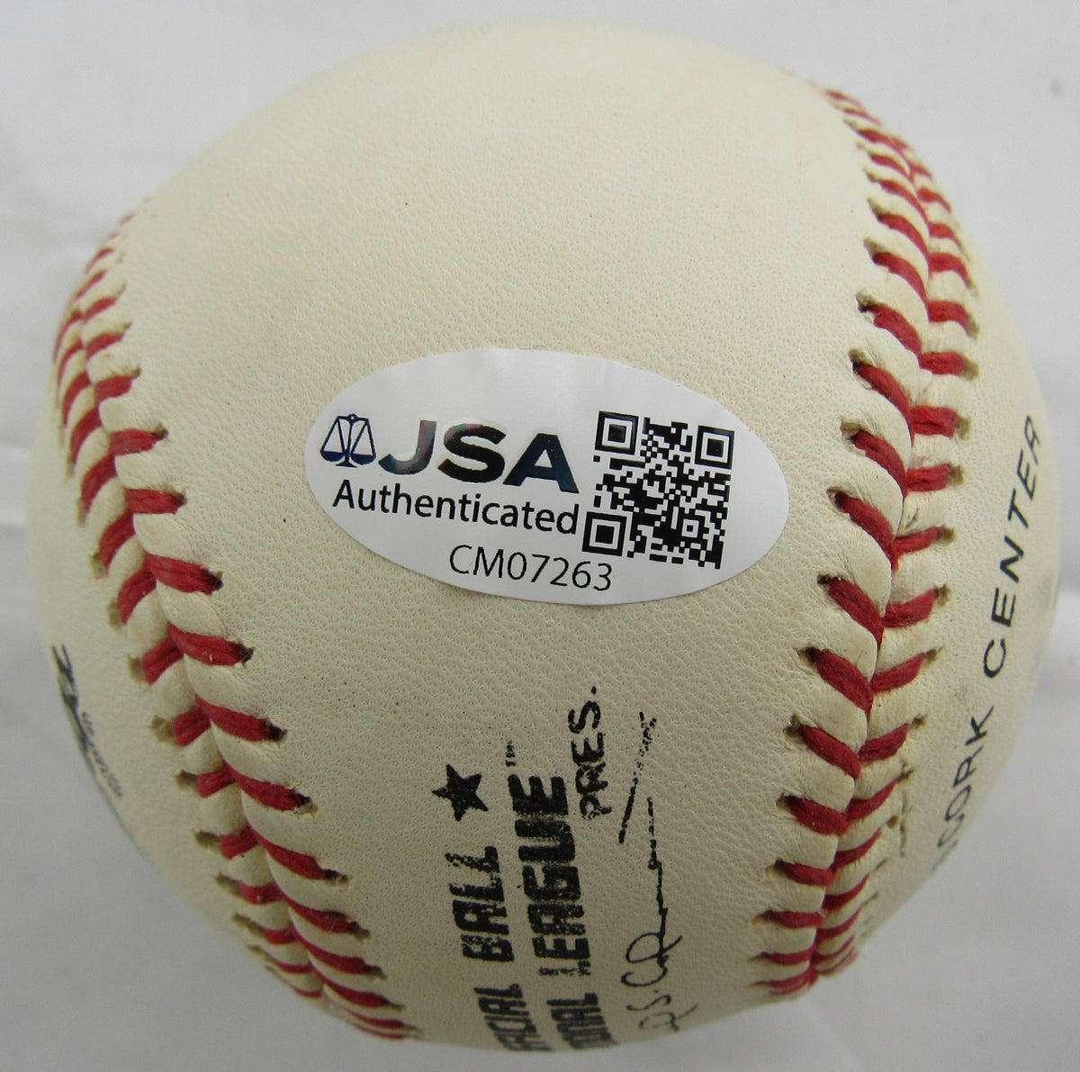Robin Roberts Signed Auto Rawlings Baseball JSA CM07263 w/HOF 76