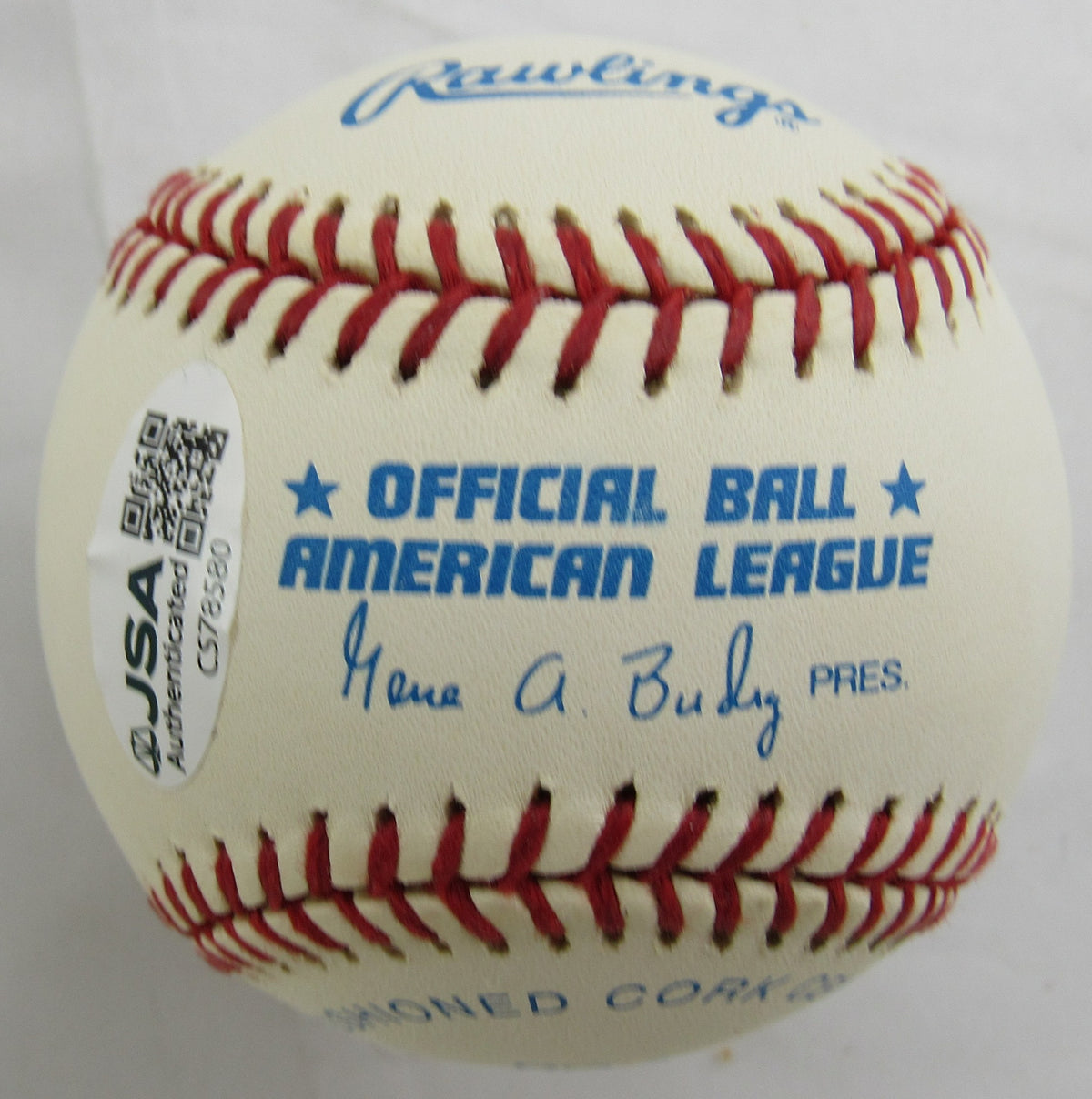 Don Larsen Signed Rawlings Baseball JSA CS78580